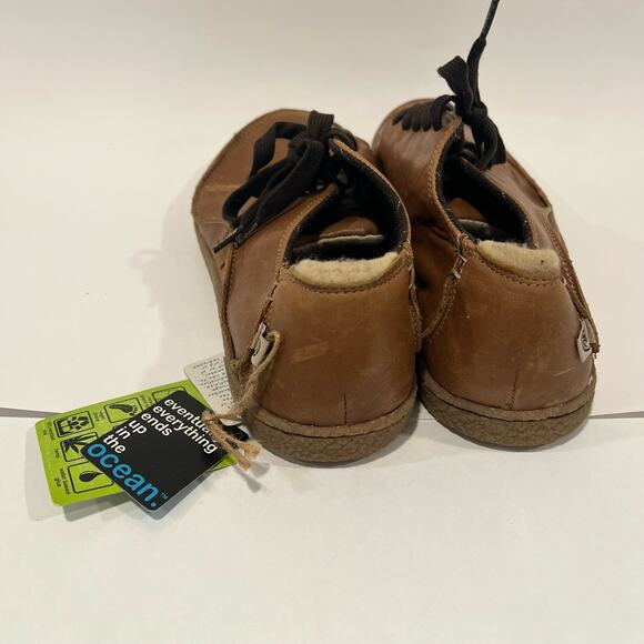 NWT Ocean Minded Men’s Leather Lace Up Casual Shoes Size Lightweight Size 12 - Picture 5 of 10